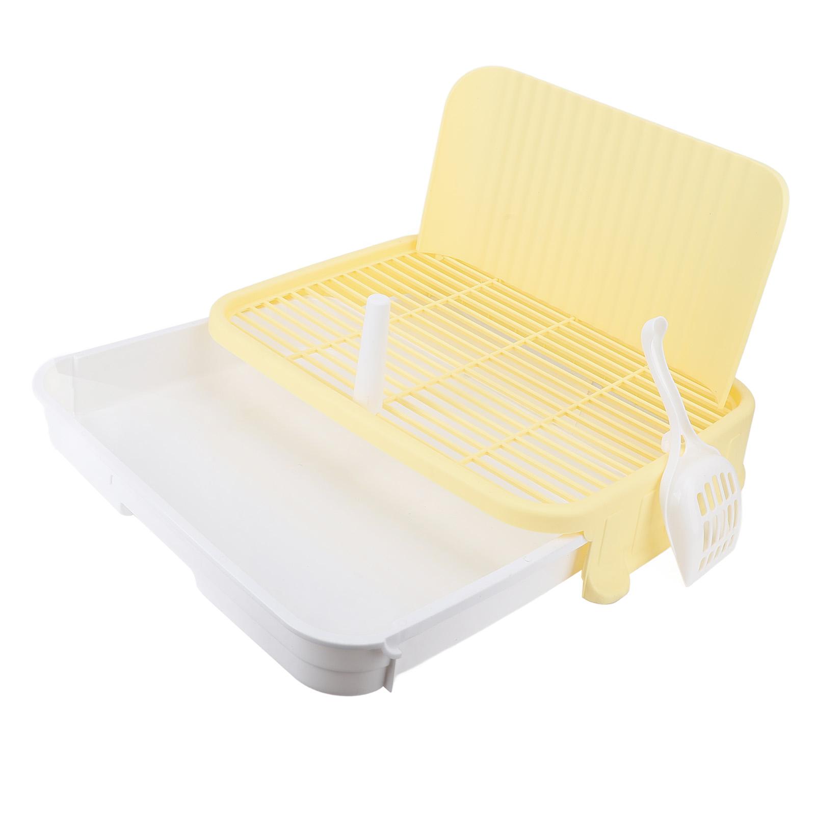 

Dog ing Toilet with Pee Wall Large Size Easy Cleanup Leakproof Stable Structure Puppy Potty Tray for Medium Large Dogs