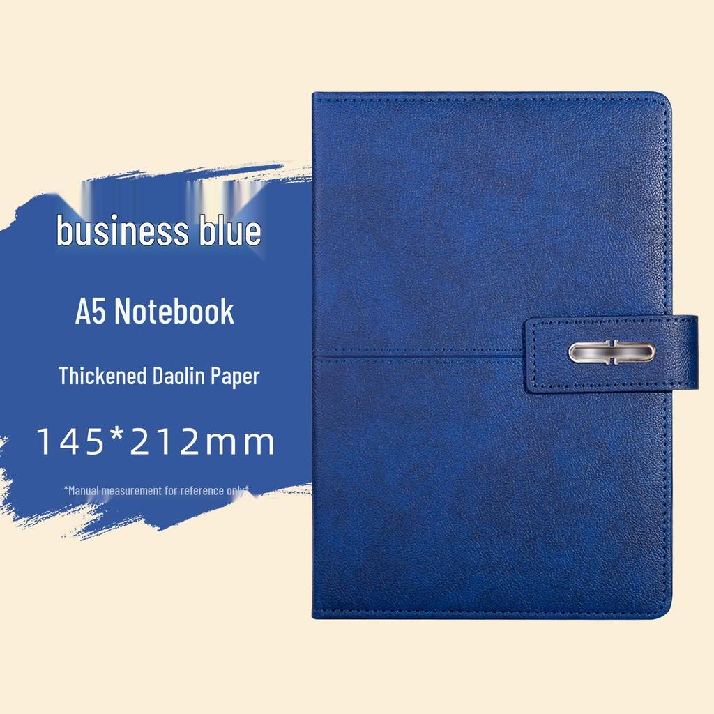 Buckle Business A5 PU Leather Notebook Gift Set with Customizable Logo