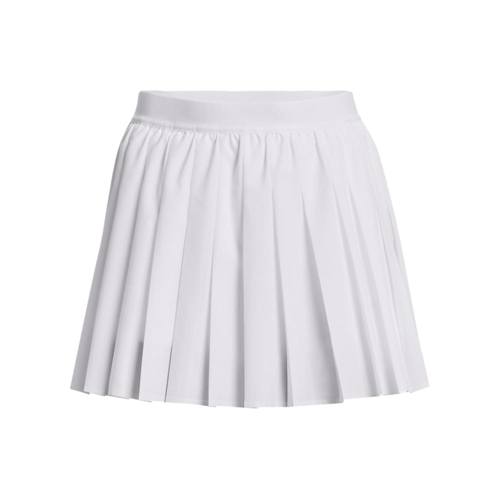Under Armour Solid Pleated Sports Casual Skirt Women skirts White 1382401-100