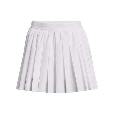 Solid Pleated Sports Casual Skirt Women Skirts White 1382401-100