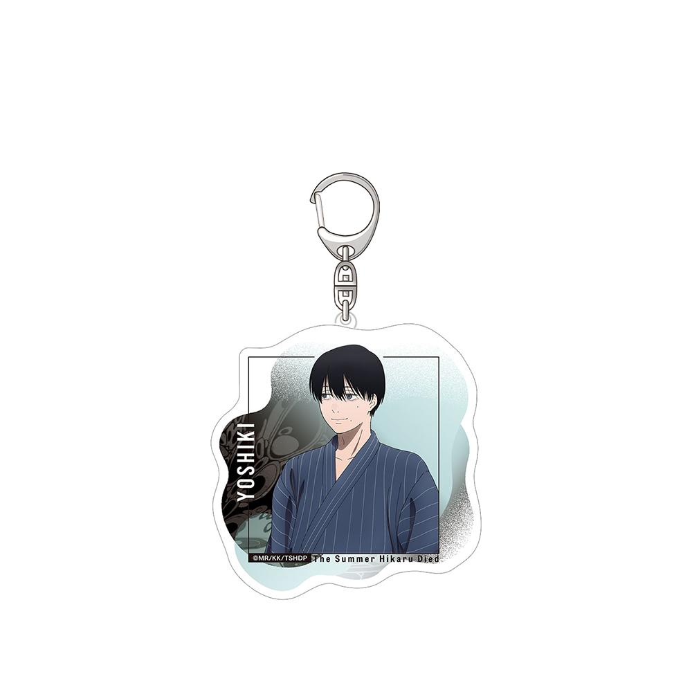 

The Summer Hikaru Died Hikaru Indo Yoshiki Tsujinaka kimono Chibi Cute version Official Acrylic Keychain Bag pendant anime goods 6 cm