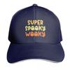 Super spooky wooky Mormon broadway Baseball Cap Hat Baseball Cap Big Size Hat Funny hats dad hat Golf Women Unisexs