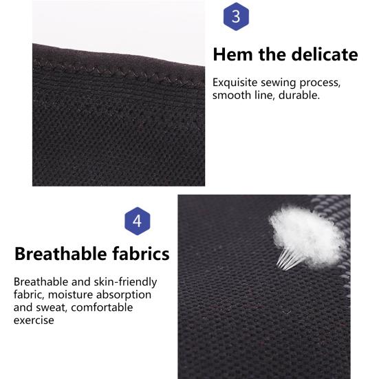 1 Stück Knieschoner Atmungsaktiv Bequem Breite Anwendung Ergonomisches Design Weicher Stoff Knieschutz