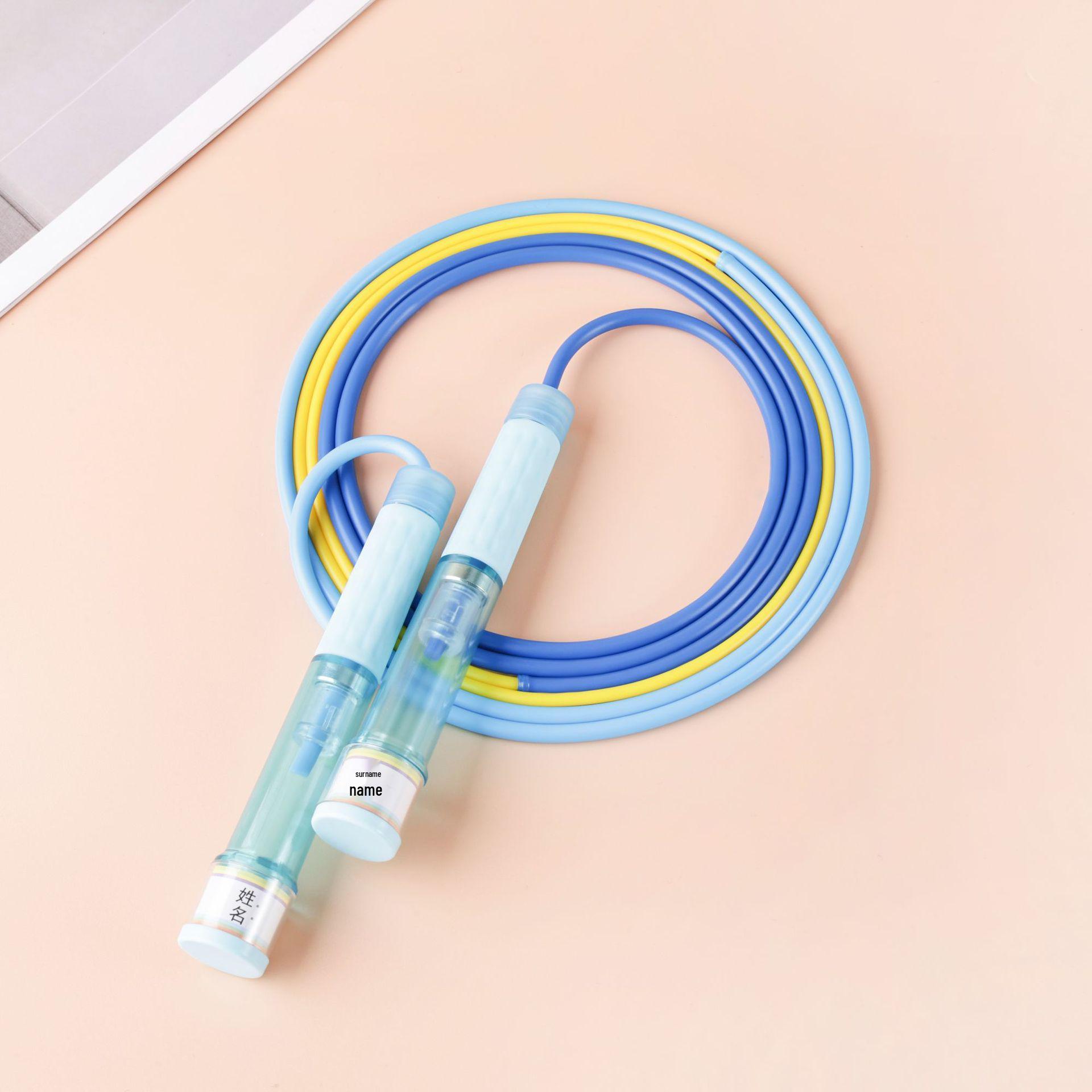 Double Bearing Speed Jump Rope for School Students - Sand-Filled for Fitness Tests and Exams