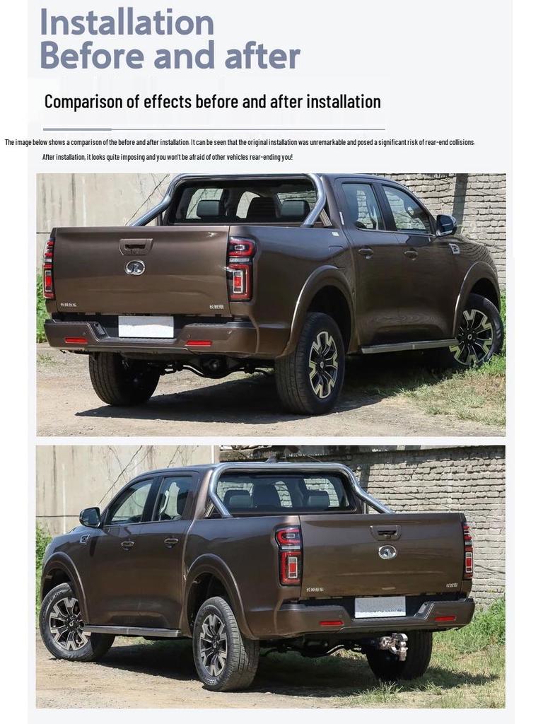 Compatible Rear Tow Hook for Great Wall Cannon, King Kong Cannon, and Passenger Cannon Trailers