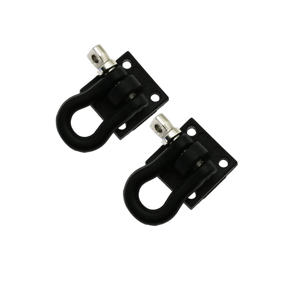 Metal Trailer Towing Buckle Tow Hooks Climbing Trailer Shackles for 1/10 RC Crawler Car  TRX4 Axial SCX10 RC4WD D90 Parts