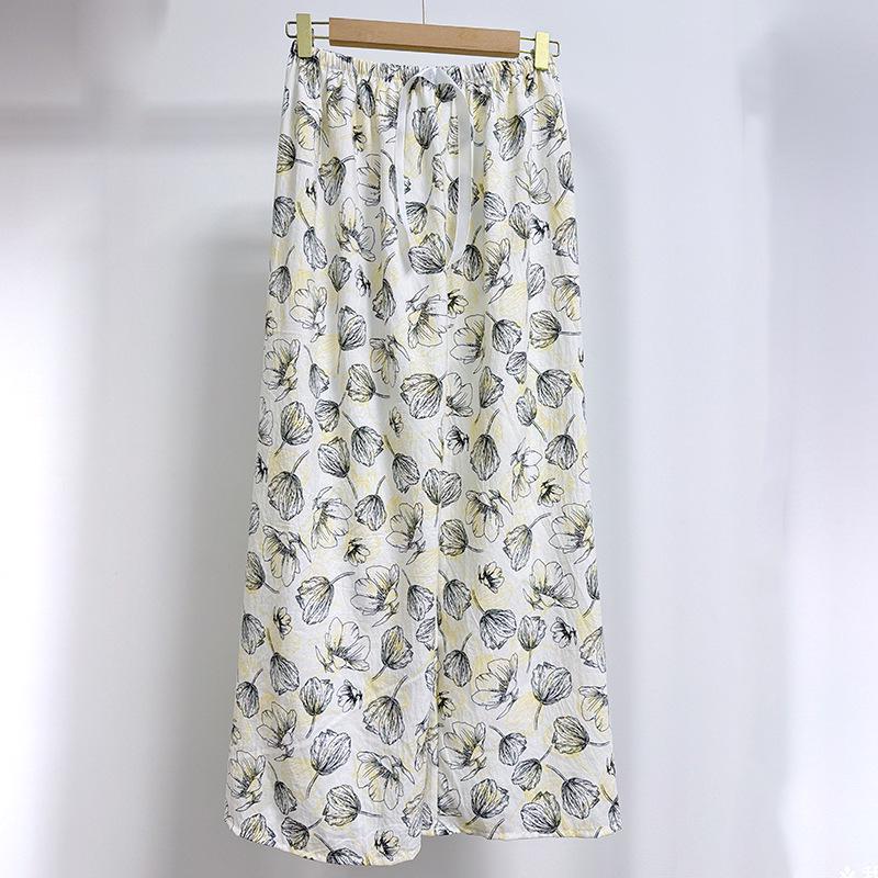 Cloud Cotton Cartoon Pajama Pants: Women's Loose, Breathable, Casual Long Pants for Spring/Summer - Youth Home Essential
