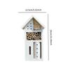 Wooden Bee Habitat Insect Butterfly House Hanging Outdoor Garden Hive House Bug Shelter Nest Box  For Ladybugs Random Color