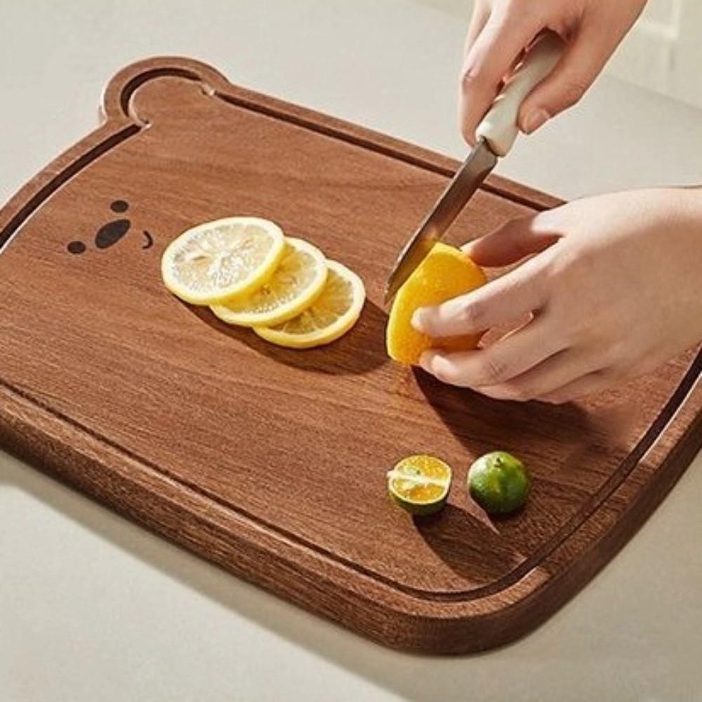 Eco-Friendly Bear Cutting Board Cute Design Fruit Cutting Board Home Use Bread Board  Kitchen
