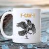 Funny Bird Ceramic Mug Large Capacity Handmade Coffee Cup Decorative Humorous Tea Mug for Home Office