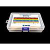 600Pcs (30 Values X 20pcs) 1/4W 1% Metal Film Resistors Set 1 Ohm - 4.7Mohm 1/4 Watt High Precision MF Resistance Kit Assortment