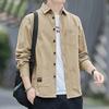 Sommer Dünnes Langarmhemd Herren Freizeit Einfache Jacke