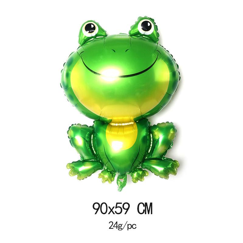 Frosch Aluminium Ballon Tierballon Geburtstagsfeier Dekorationen Aufblasbare Ballons