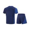 Li-Ning Color Block Comfortable Breathable Casual Sports Suit Men Suit Blue AATV021-2