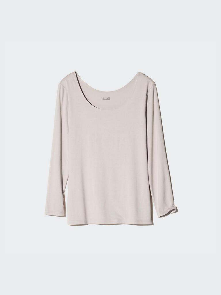 Uniqlo Japan HeaTTech U Neck T 8 Min Sleeve