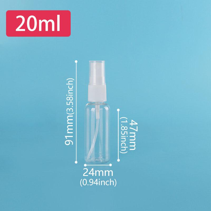 

Бутылка-спрей Прозрачный пустой флакон Многоразовый насос-распылитель Мини пустые бутылки-спреи Портативные дорожные аксессуары 5PCSPlastic