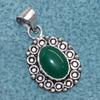 Green Onyx 925 Silver Plated Pendant 1.4" Valentine Jewelry Most Beautiful I1q16