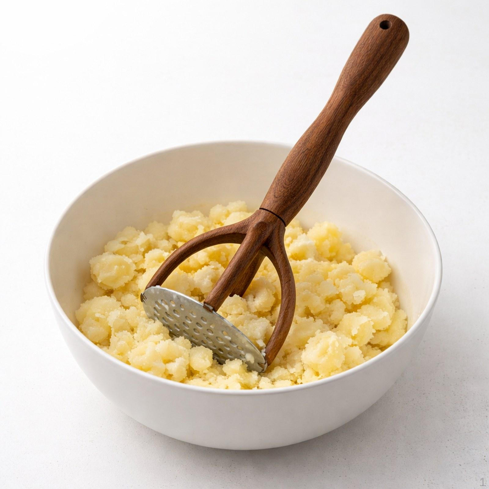 Wooden Potato Masher Kitchen Tool Practical Versatile Convenient Professional Manual