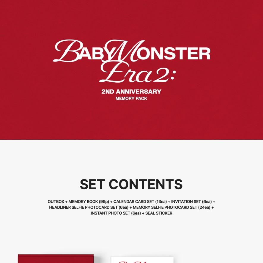 BABYMONSTER - [BABYMONSTER : ERA II] 2ND Anniversary Memory Pack