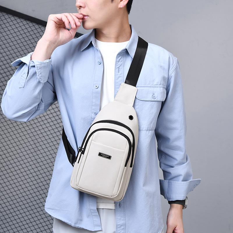 Men's Chest Bag Outdoor Shoulder Crossbody Bag Sports Mobile Phone Bag