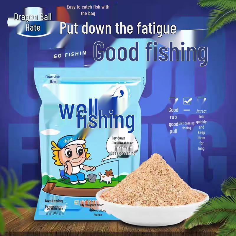 Dragon King High-Quality Fish Bait 400g, 45 Bags/Box