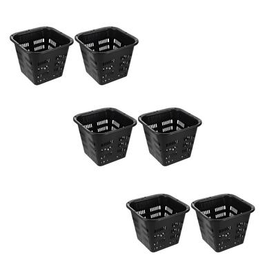 Paniers de plantation de légumes hydroponiques pour balcon, plantes vertes, godets de plantation sans terre (Casseroles de contrôle de racine carrée)