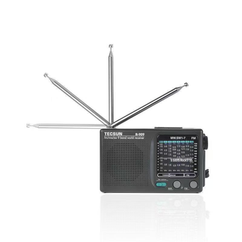 Tecsun R-909 Portable Multi-band FM Radio for Seniors