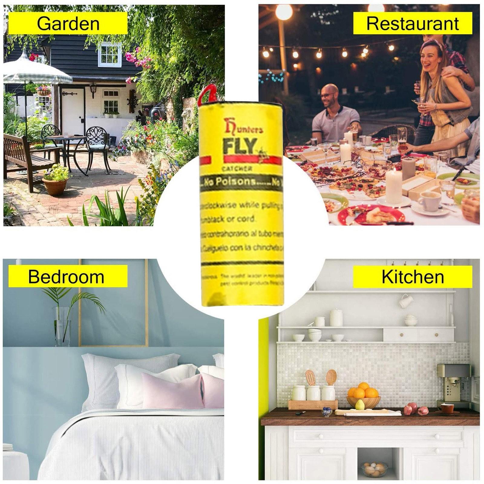 

Липкие полоски для ловли мух, бумажная лента для кухонного сада