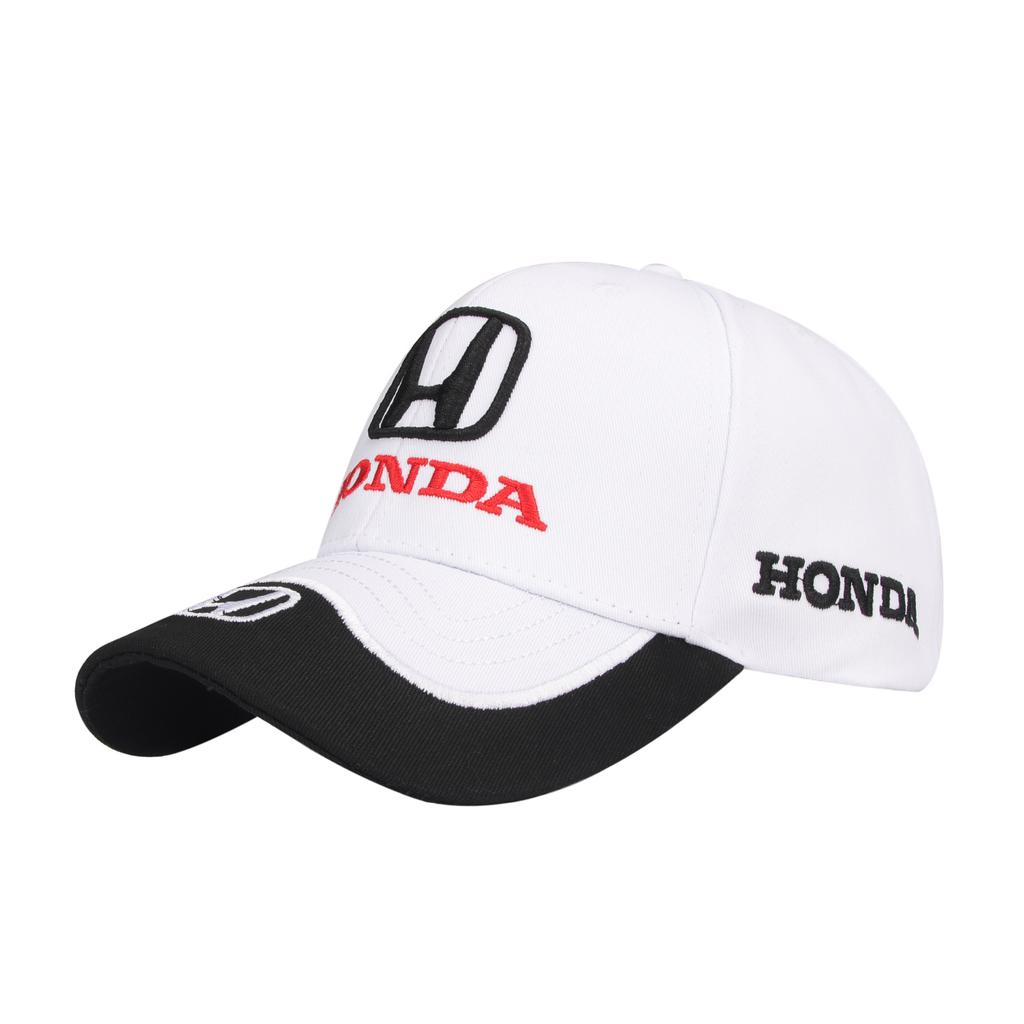 Car Baseball Cap Outdoor Adjustable Casual Sunscreen Hat For Honda Civic Odyssey HR-V City Accord Jazz Car Styling Accessories SV0