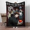 Japanese Anime Blanket DEATH-NOTE Children Warm Soft Blankets for Sofa Bed Cover Blanket Suitable for Birthday Souvenir Gifts