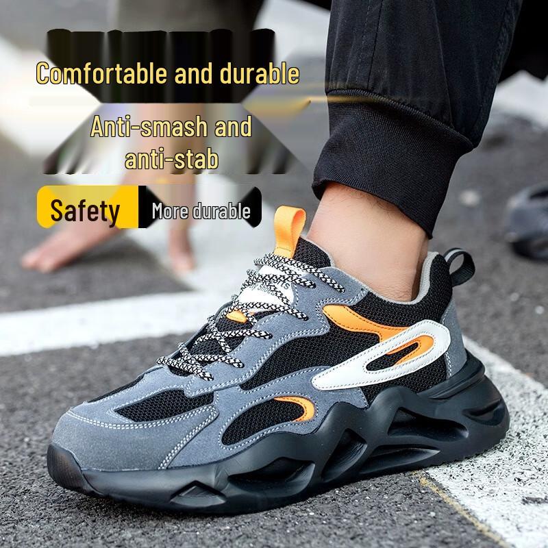 Steel Toe Anti-Smash Puncture Resistant Safety Work Shoes 40