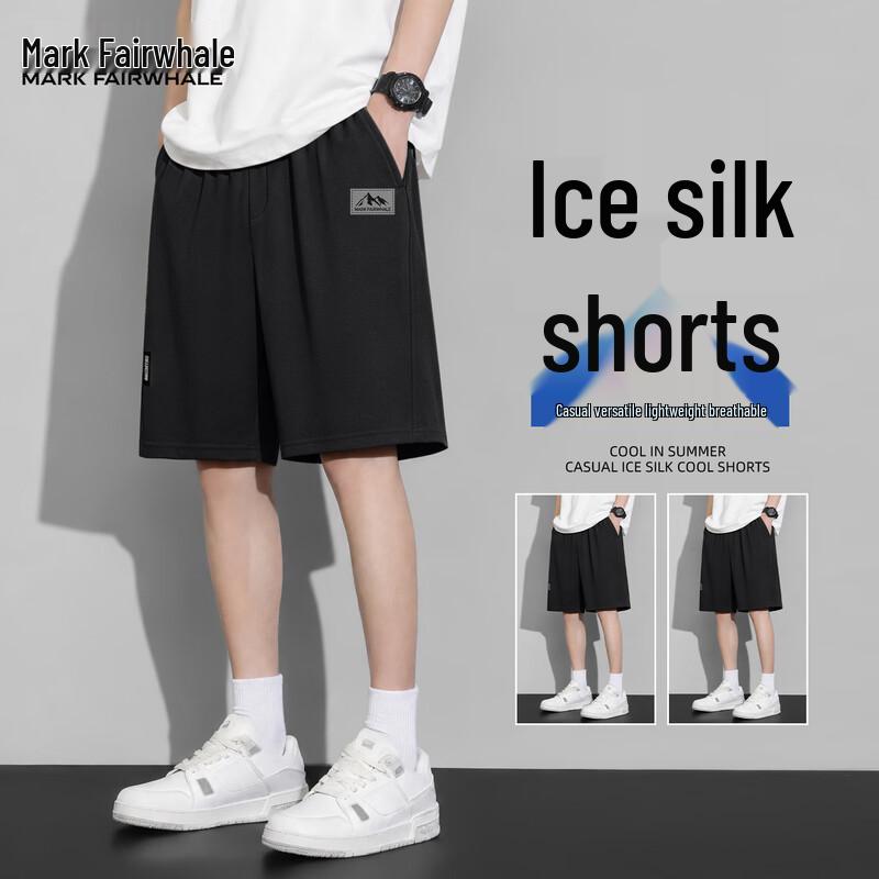 Mark Fairwhale Men's Ice Silk Casual Shorts