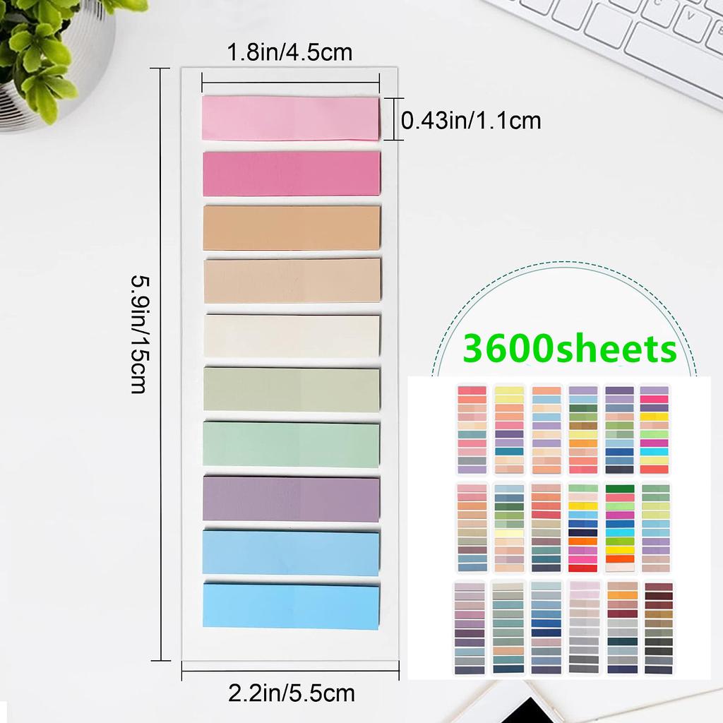 18Packs/Set Transparente Haftnotizen Selbstklebende Lesezeichen Anmerkungen Lesebuch Klare Lasche Kawaii Niedliche Schreibwaren