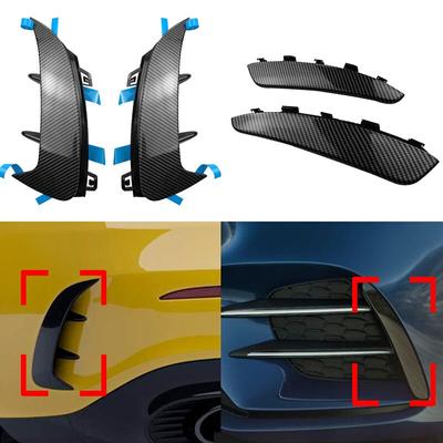 Obložení předního a zadního nárazníku Lip Spoiler Blatník Canard Ploutve pro Mercedes Benz A Class W177 Hatchback A180 A200 A220 A250 A35 2019-2024