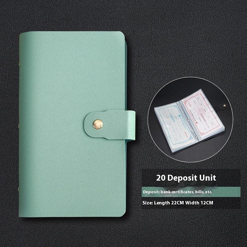 Card Bag Large Capacity Multi-card Position Men's Long Card Bag Women's Anti-degaussing Certificate Storage Bank Card Holder Business Card Holder