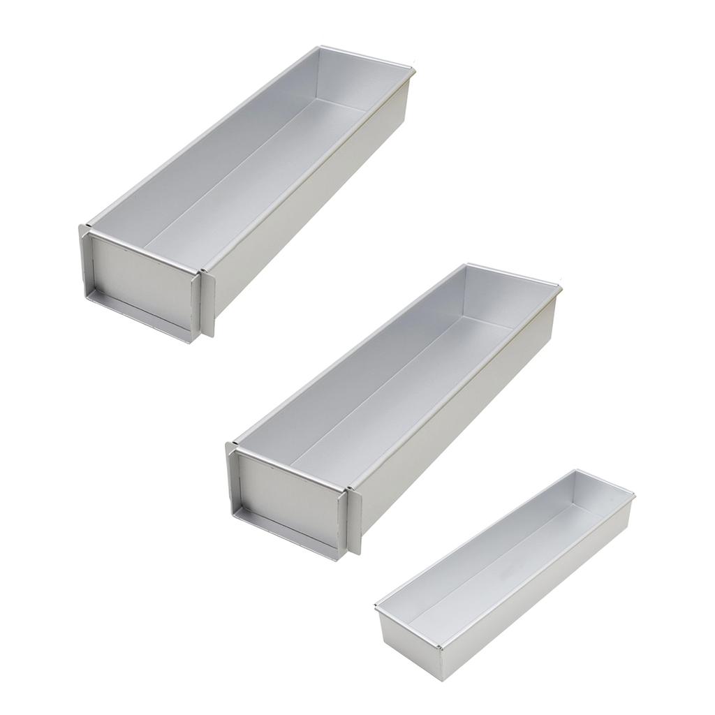 Tiramisu Maker Mold Heat Resistant Aluminum Alloy Rectangular Cake Pan Kitchen Tool For Dessert Preparation