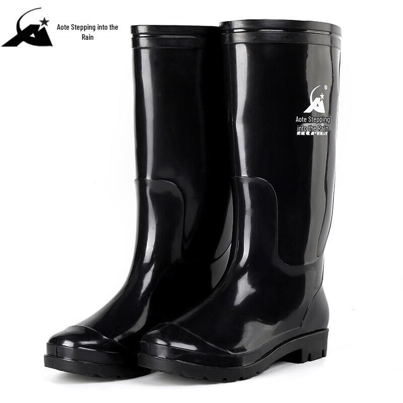 AOTETA YU Men s High-Top Protective Anti-Slip Work Rain Boots 40