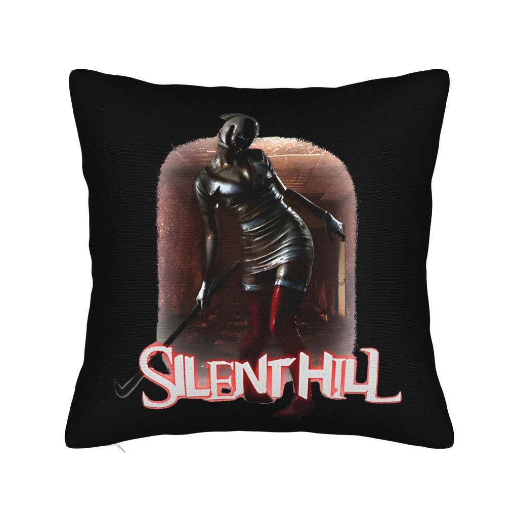 Silent Hill Pyramid Head Square Pillow Case  Cushion Cover Creative Zippered Decorative Throw Pillow Case Cover for Sofa 18x18