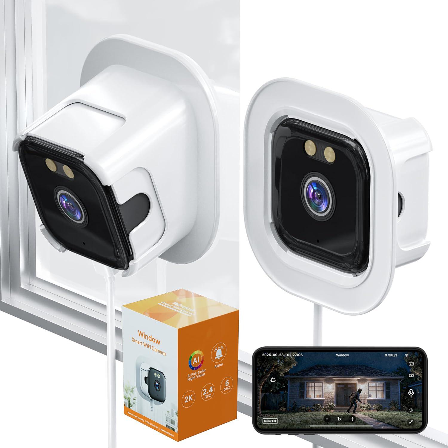 

OKAM Solar-Powered WiFi Camera: Indoor/Outdoor, Waterproof, Remote Mobile Monitoring, No Plug Needed