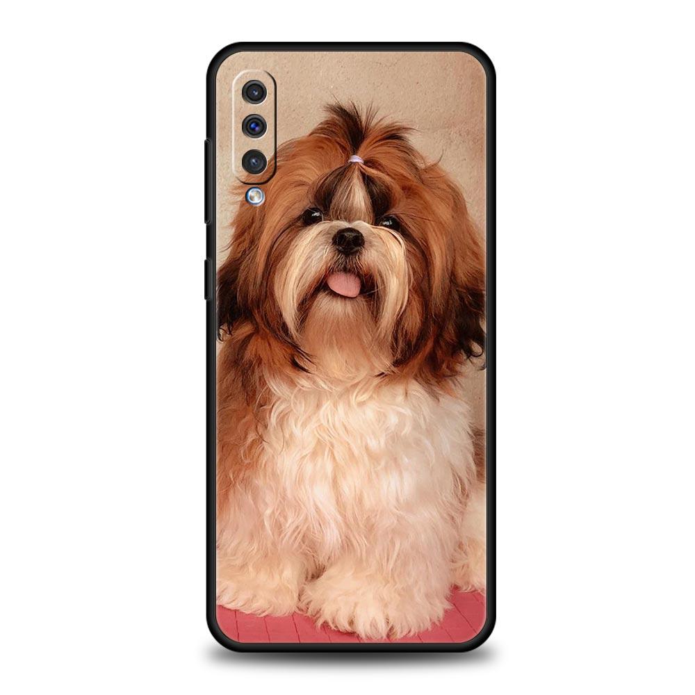 Etui Na Telefon Dla Samsung A56 A36 A26 A24 A12 A14 A16 A50 A70 A20E A22 A40 A34 A54 A42 A52 5G A04s A06 Pokrowiec Shih Tzu Urocze Zwierzę