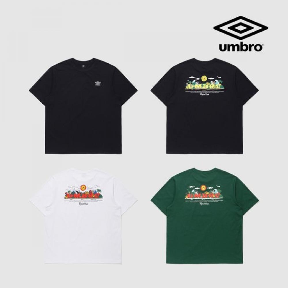 Umbro [25Th S S] Tropical oaSiS LeTTering freSh T ShirT uq223crS55 blacks/115(3XL)
