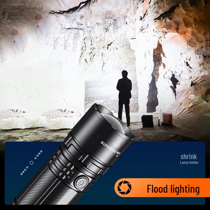 SupFire Y2 Rechargeable LED Tactical Flashlight