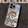 Cute Cartoon Tom and Jerry for Apple 16/16promax Phone Case 12/11pro Transparent Xr/xs