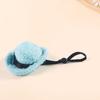 Little Pet Hat with Soft Fleece Lining Adjustable Elastic Band Cowboy Design Pet Headgear Street Photography Pet Accessory