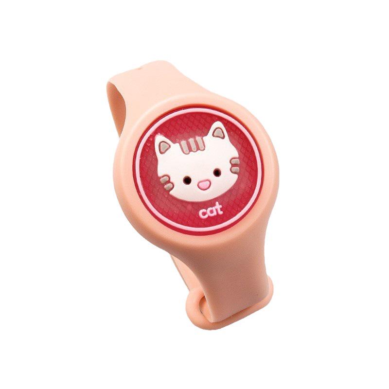 Luminous Cartoon Mosquito Repellent Bracelet Children's Watch - Portable Anti-Bite, Flashing Design.