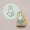Face Stamp Bruna Wood Piece Miffy and Bear Children's 2011-010