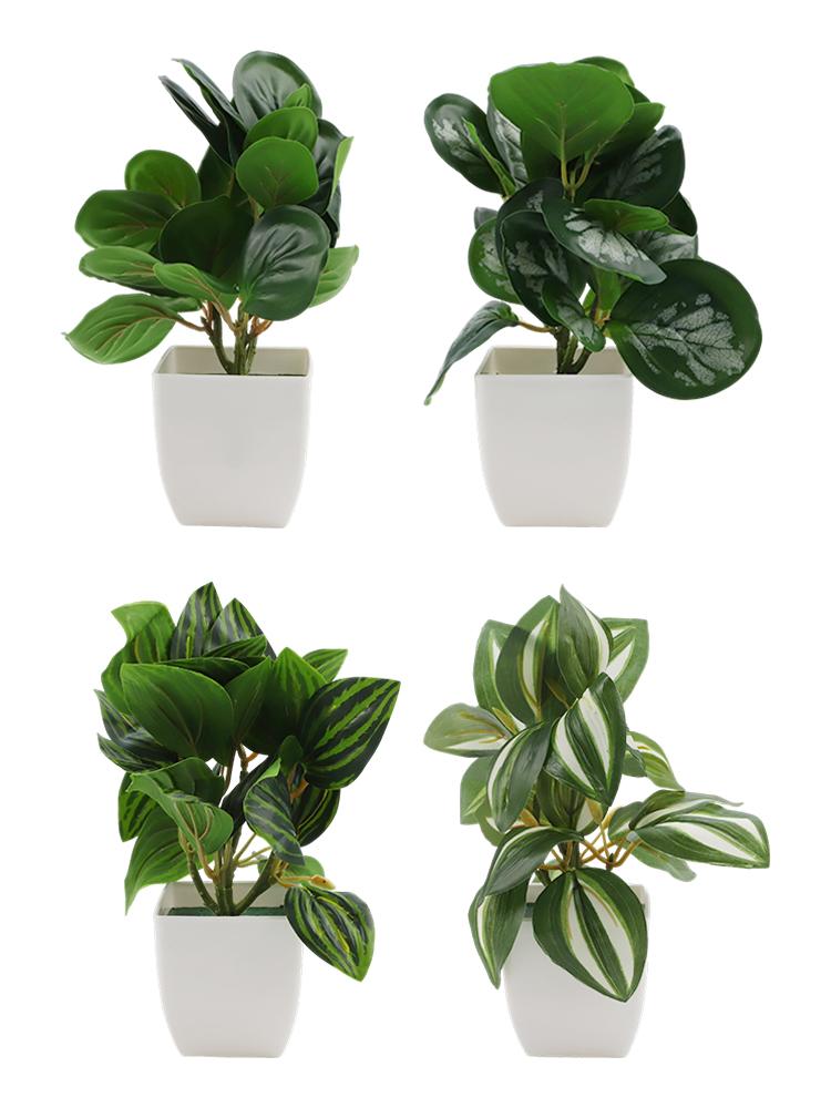 Small Artificial Plants For Decor Artificial Plants Artificial Potted Plants Compact Design Lifelike Appearance