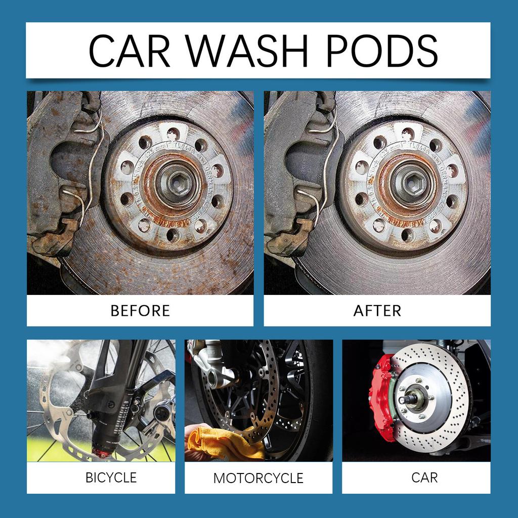 1pc/2pcs Professional Brake Disc Cleaner Eliminates Stubborn Rust Without Residues For Hassle Free Vehicle Maintenance