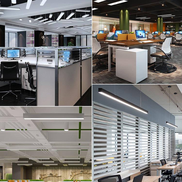 Ultra-Bright LED Pendant Light for Office, Barber Shop, Classroom, Gym, and Supermarket Ceilings