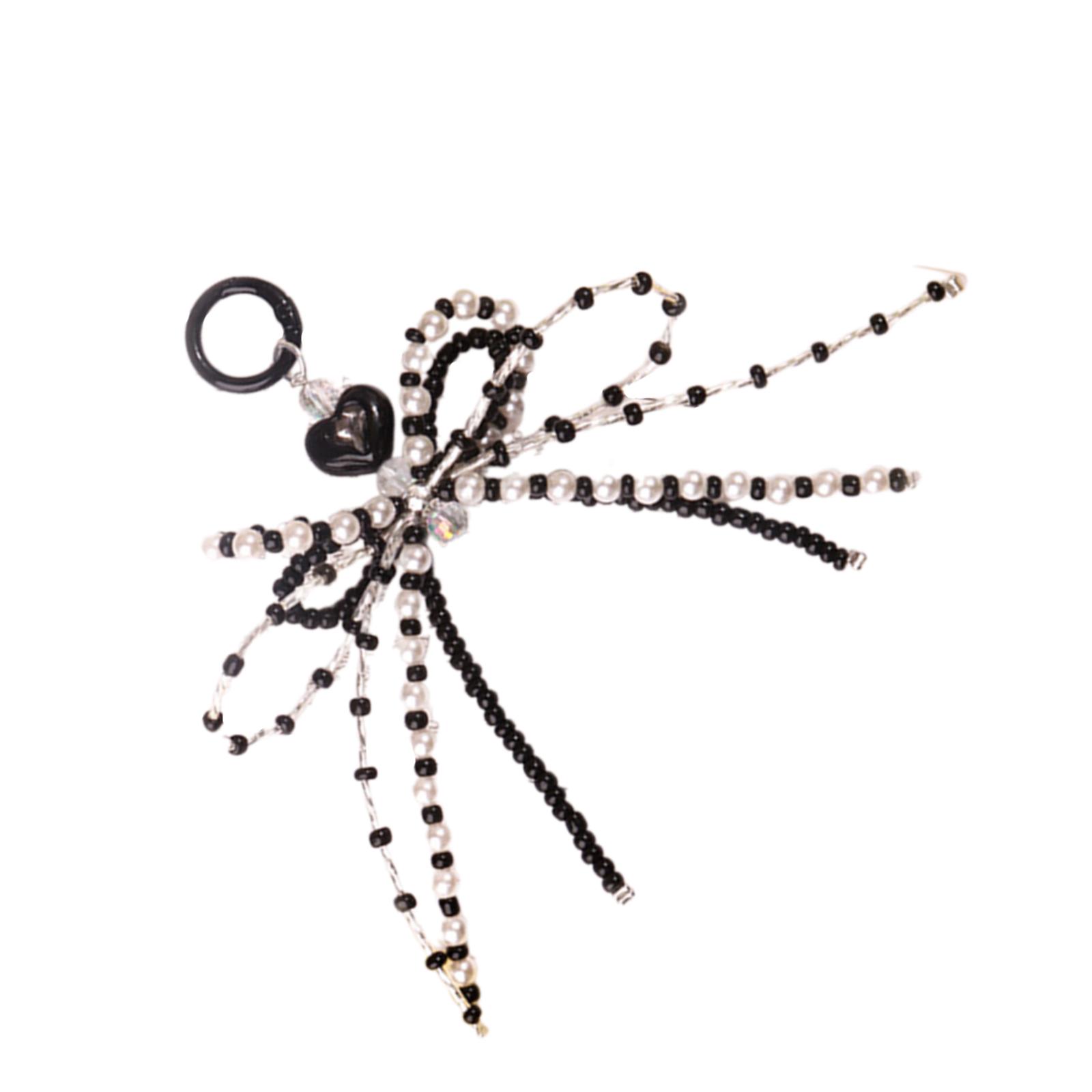 Красочные бисерные брелки и шнурки для ключей Уникальный бисерный бант для рюкзака — фото 4